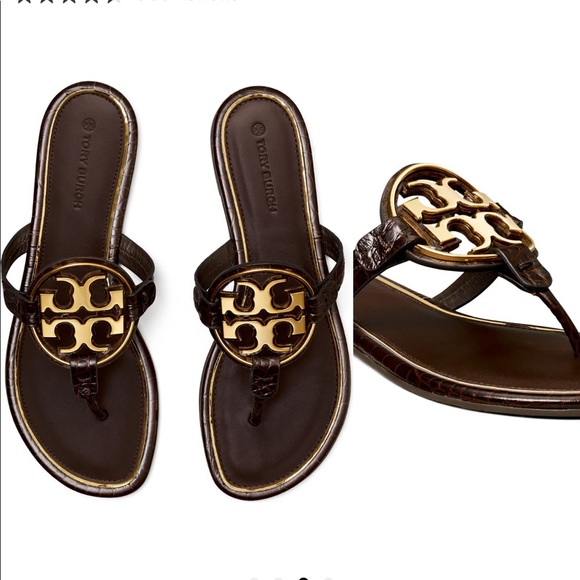 Brand new Tory Burch metal Miller sandal 🩴 - Picture 5 of 11